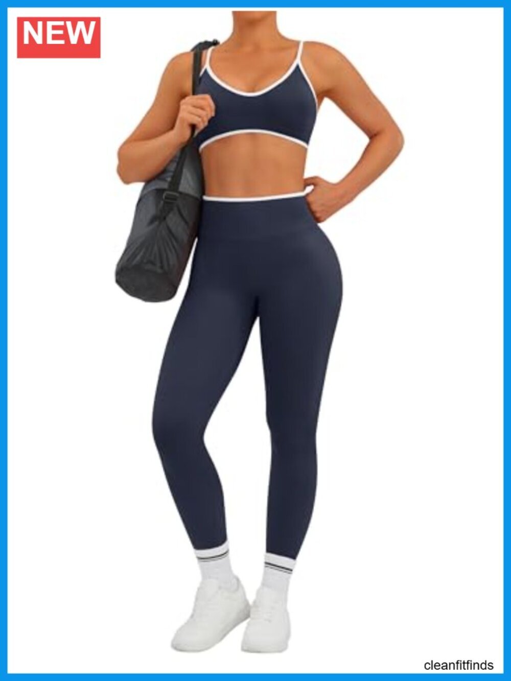 2 Pc Seamless Scrunch Butt Lifting Leggings & Padded Sports Bra Set Gym Yoga